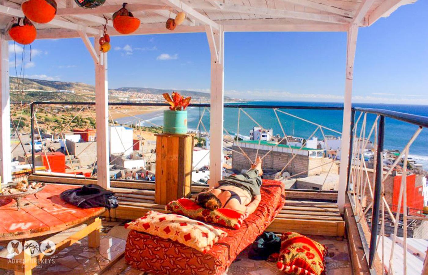 Adventurekeys Surf Yoga Cowork Bed & Breakfast Taghazout Bagian luar foto