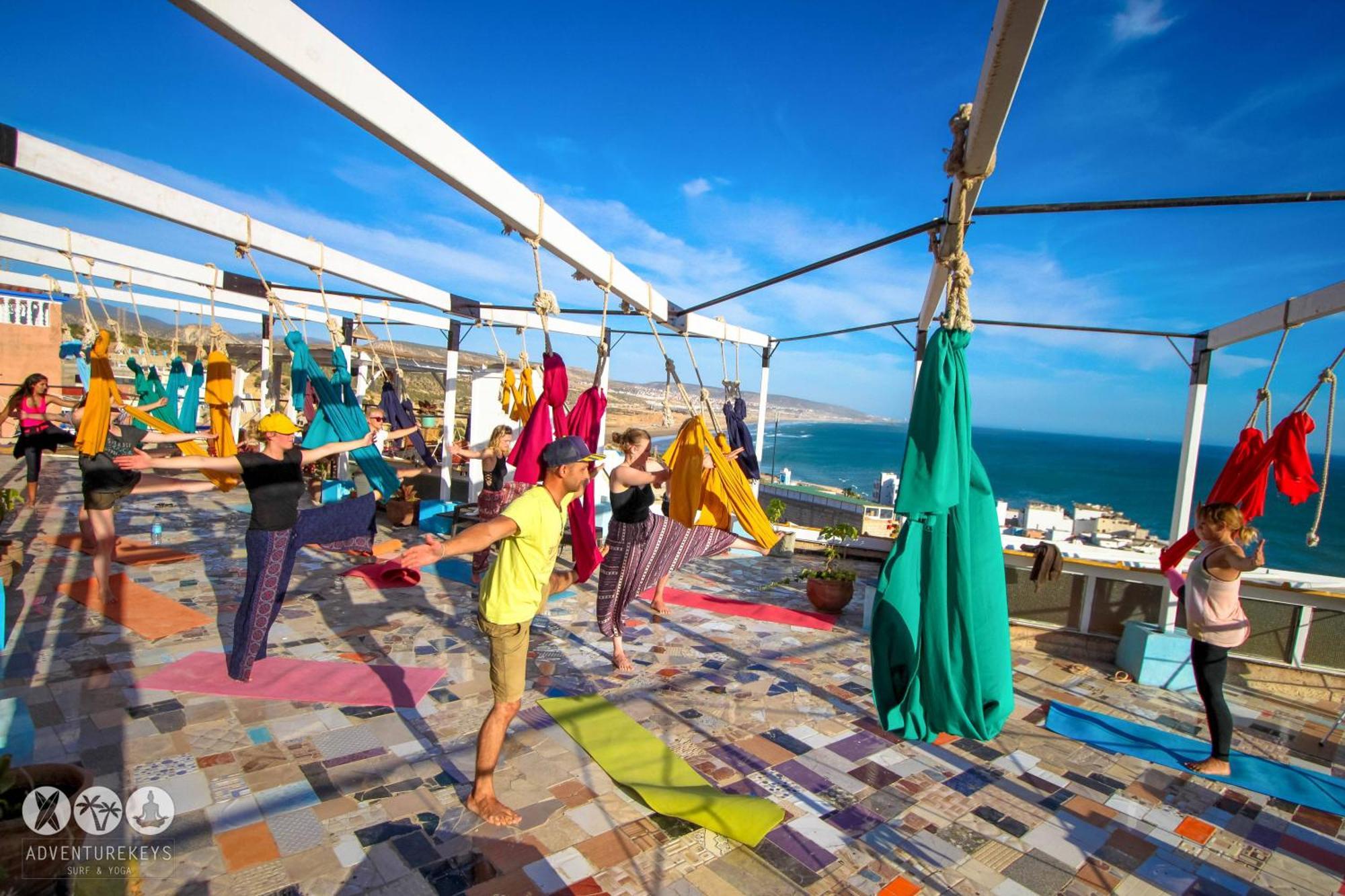 Adventurekeys Surf Yoga Cowork Bed & Breakfast Taghazout Bagian luar foto